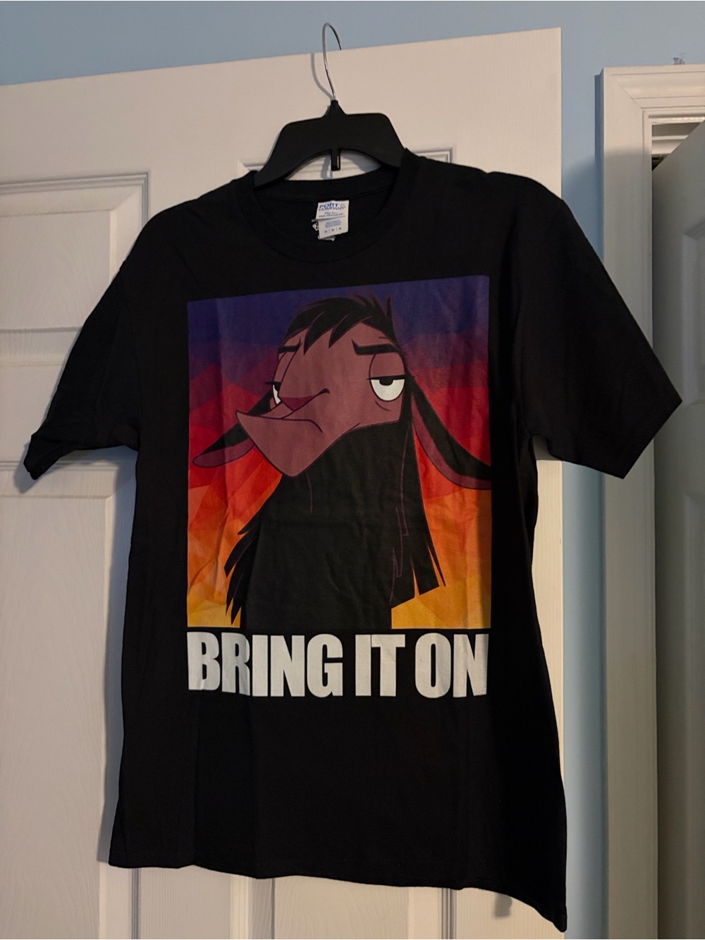Disney Black Graphic Tee with Multicolor Print